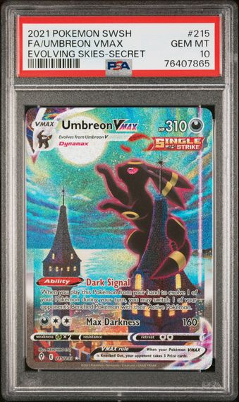 2021 #215 Umbreon VMAX PSA 10